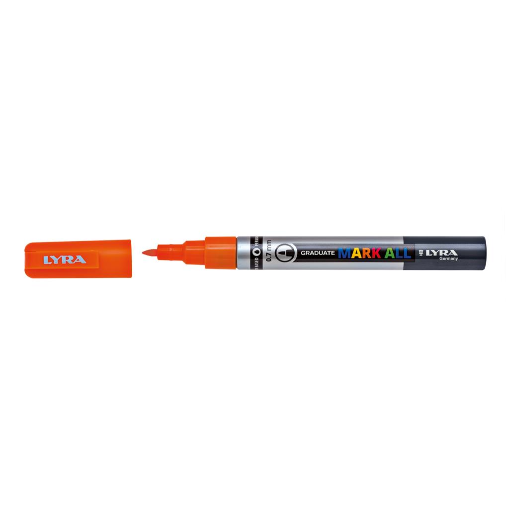 LYRA Graduate Mark All  0,7 mm (XS) Marker, Orange