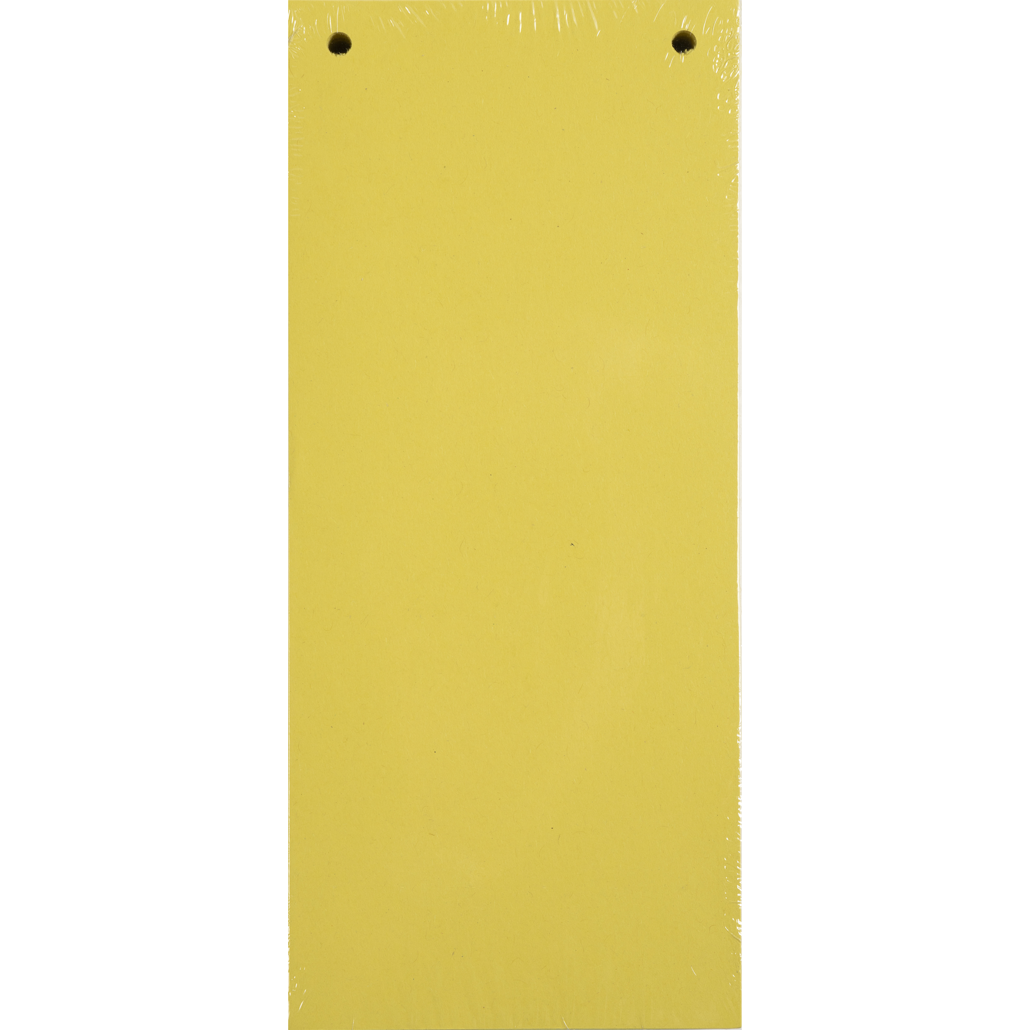 EXACOMPTA 100 Trennstreifen, 2-fach gelocht, Recyclingkarton 180g, einfarbig, 105x240mm, Forever - Gelb
