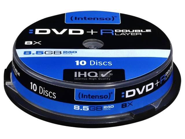 INTENSO DVD+R DL 8.5 GB 8X (10Stk) CB CAKE BOX - 4311142