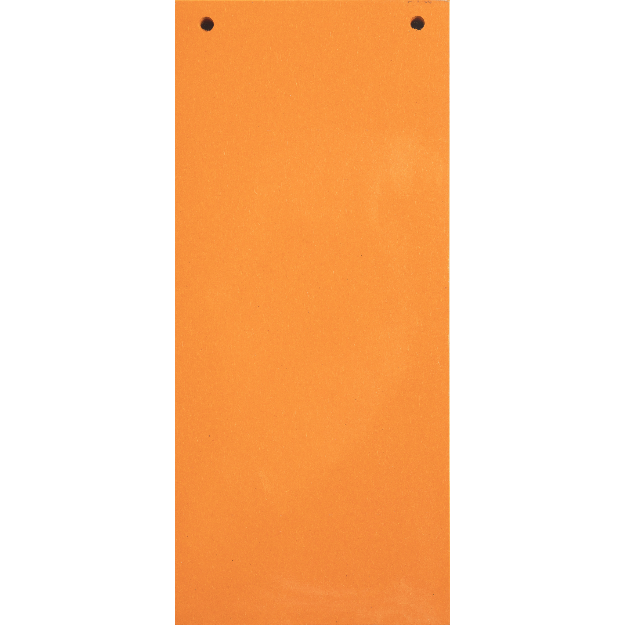EXACOMPTA 100 Trennstreifen, 2-fach gelocht, Premium-Karton 180g, einfarbig, 105x240mm - Orange