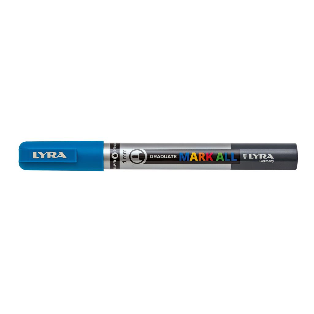 LYRA Graduate Mark All  1 mm (S) Marker, Hellblau