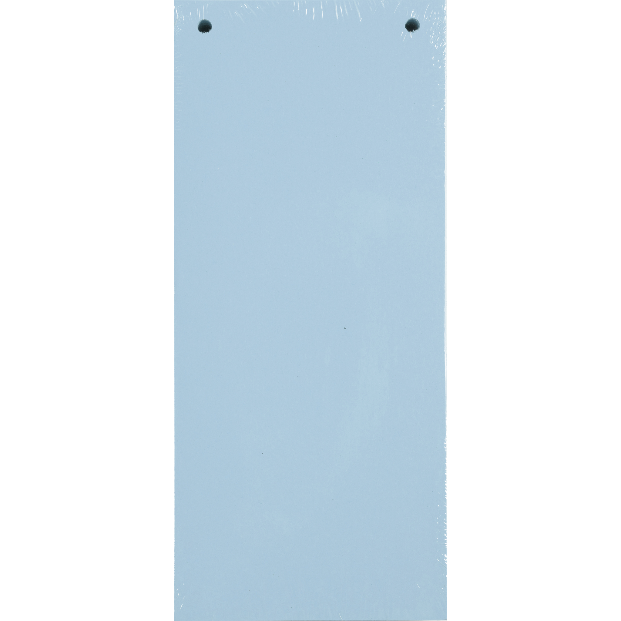 EXACOMPTA 100 Trennstreifen, 2-fach gelocht, Premium-Karton 180g, einfarbig, 105x240mm - Hellblau