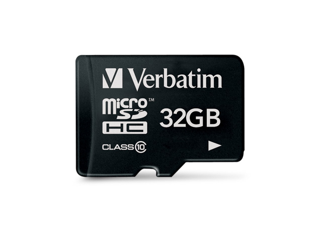 VERBATIM PREMIUM MICRO SDHC KARTE 32GB KLASSE 10 - 44013