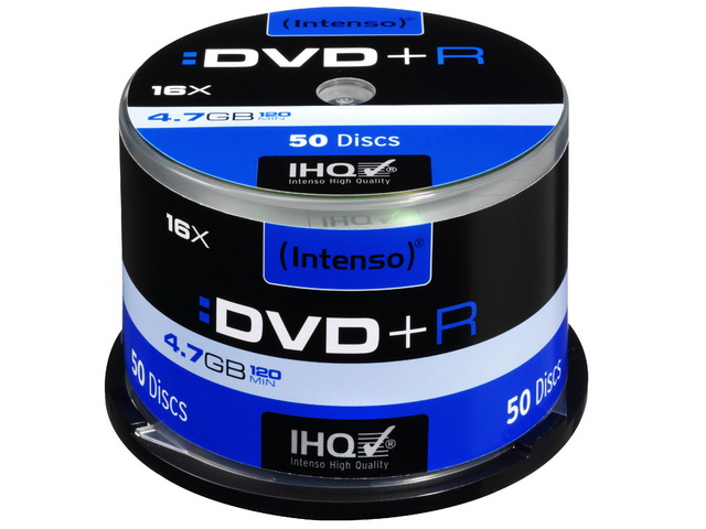INTENSO DVD+R 4.7GB 16X (50Stk) CB CAKE BOX - 4111155