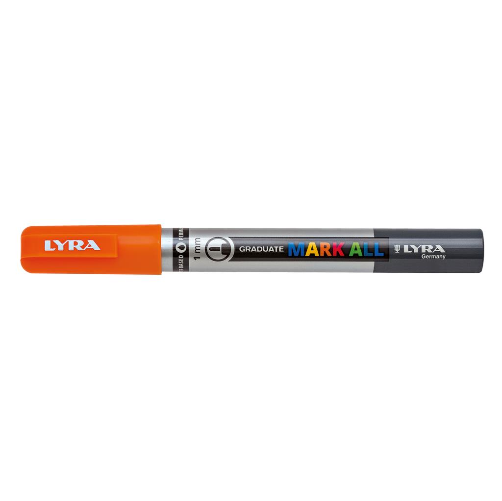 LYRA Graduate Mark All  1 mm (S) Marker, Orange