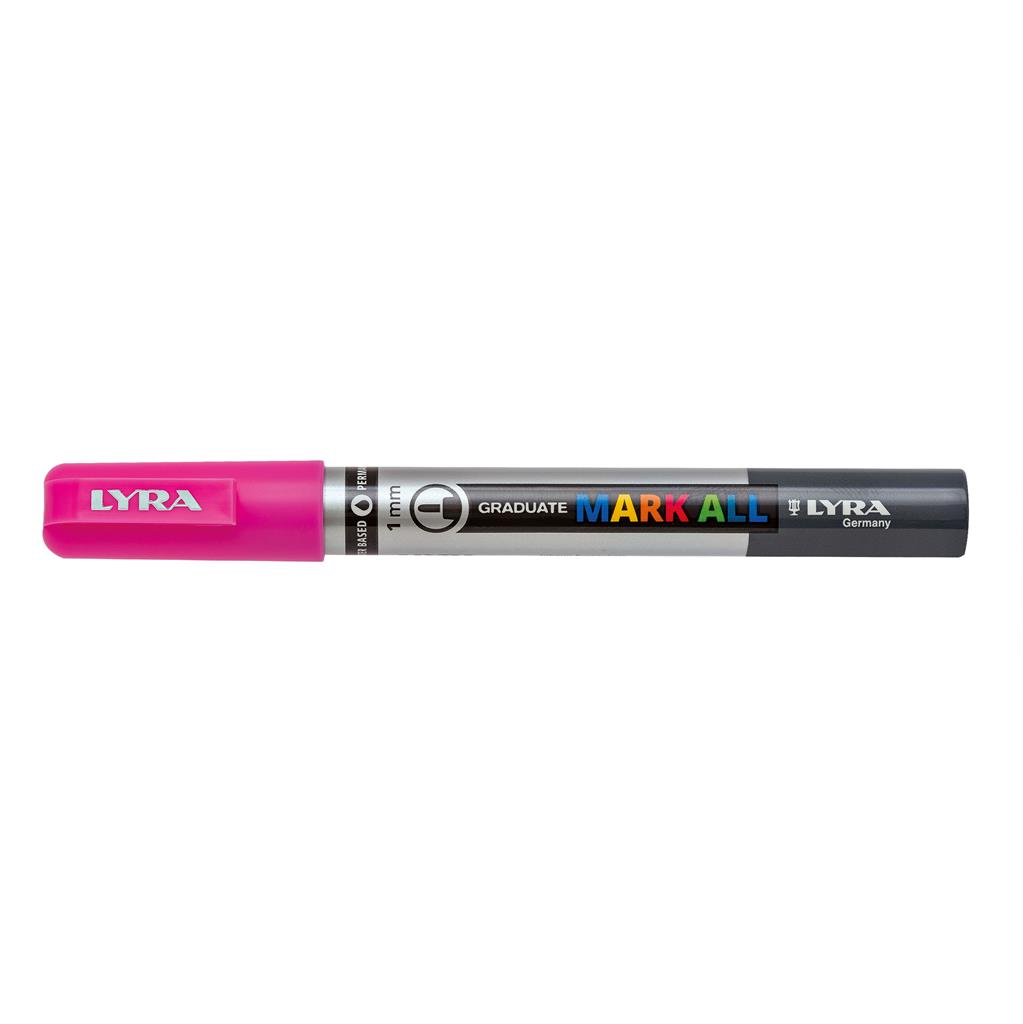 LYRA Graduate Mark All  1 mm (S) Marker, Neonpink