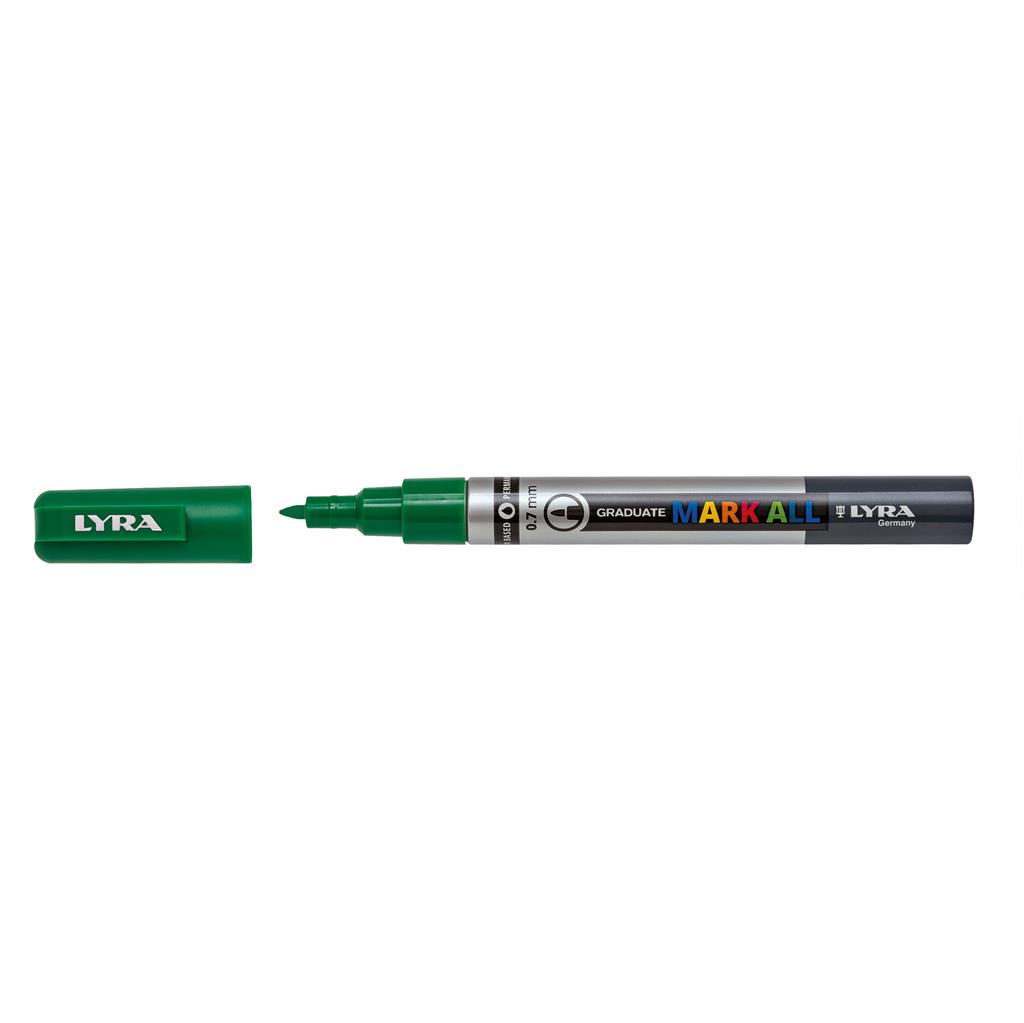 LYRA Graduate Mark All  0,7 mm (XS) Marker, Saftgrün