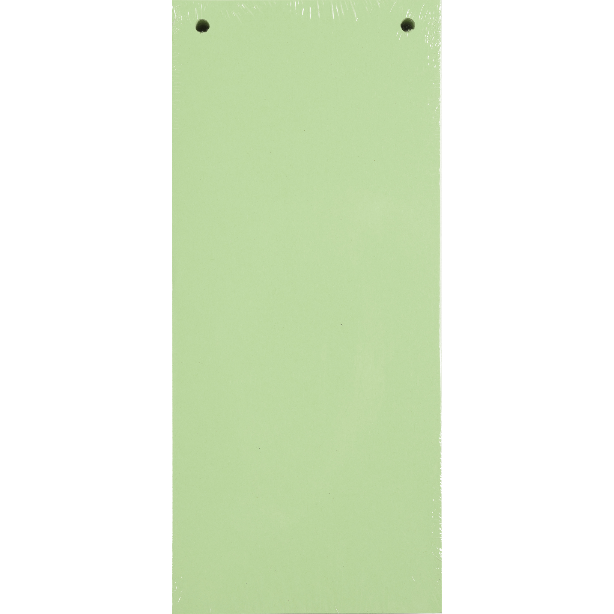 EXACOMPTA 100 Trennstreifen, 2-fach gelocht, Premium-Karton 180g, einfarbig, 105x240mm - Grün