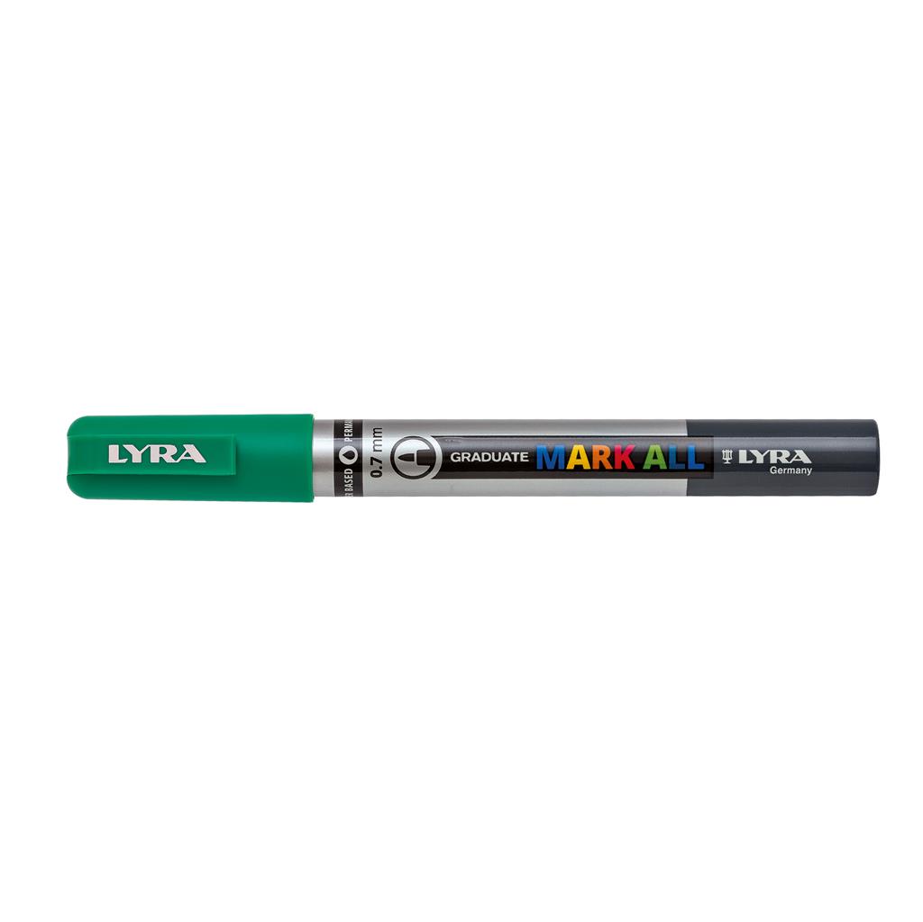 LYRA Graduate Mark All  0,7 mm (XS) Marker, Smaragd