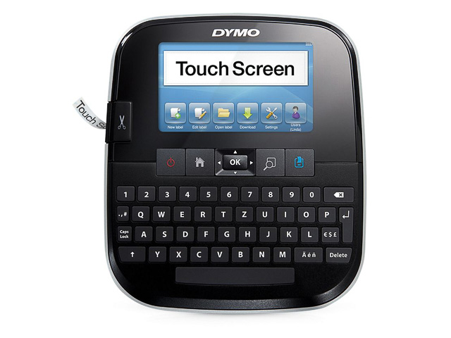 DYMO LabelManager 500TS Touchscreen Beschriftungsgerät QWERTZ-Tastatur, PC- oder Mac, für D1-Bänder: 6, 9, 12, 19, 24 mm - S0946450