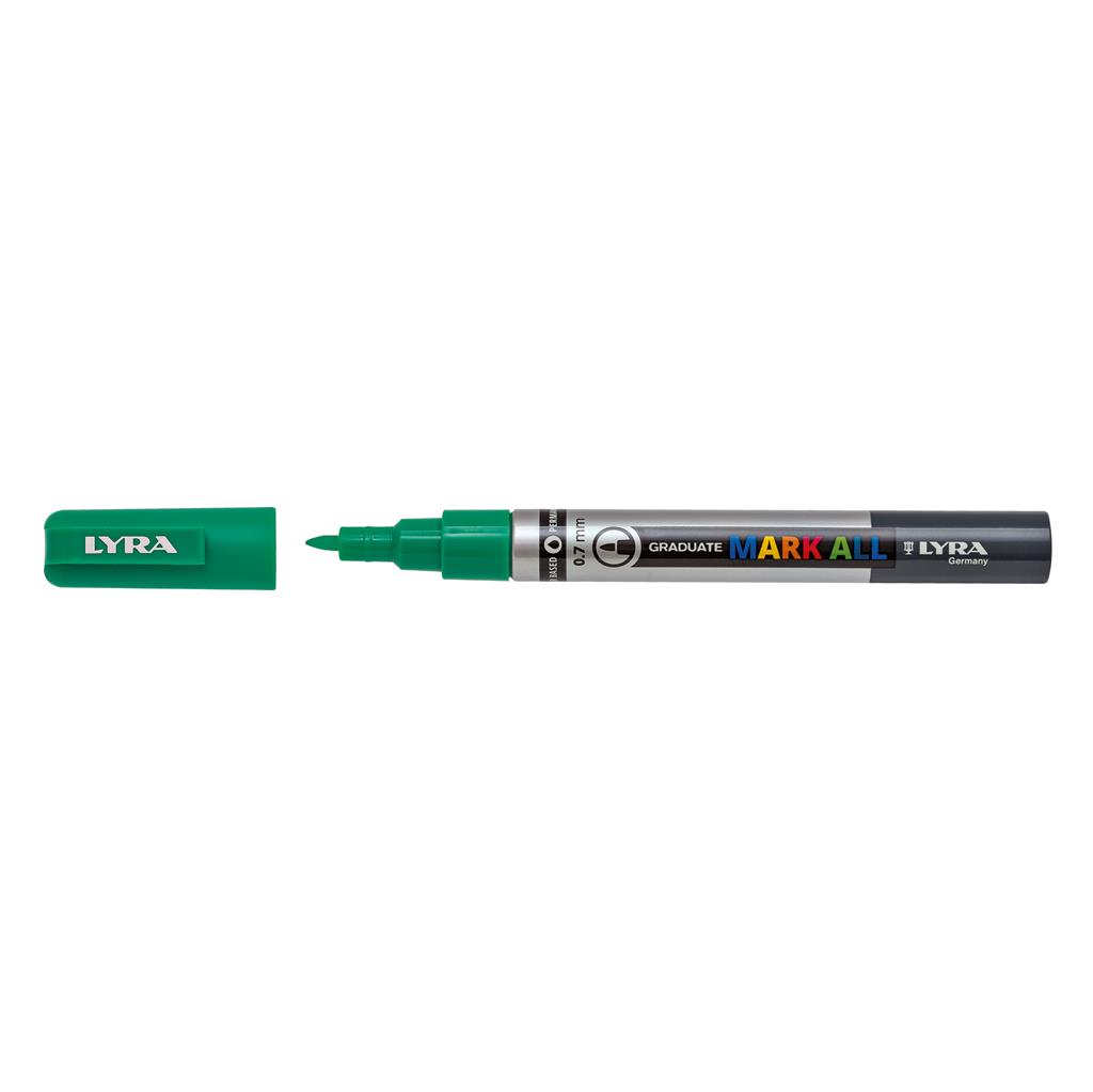 LYRA Graduate Mark All  0,7 mm (XS) Marker, Smaragd
