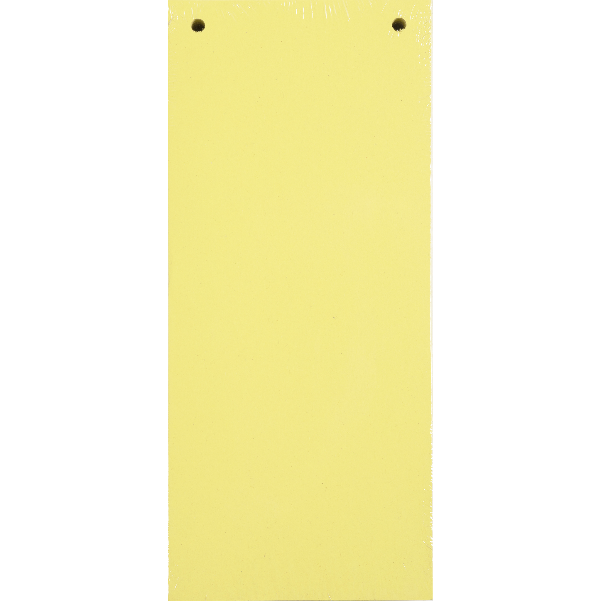 EXACOMPTA 100 Trennstreifen, 2-fach gelocht, Premium-Karton 180g, einfarbig, 105x240mm - Gelb