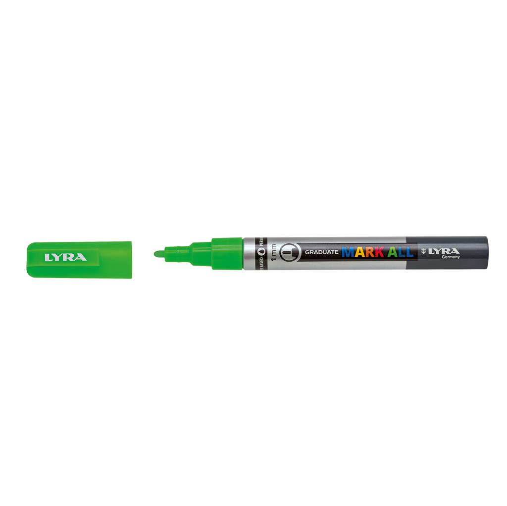 LYRA Graduate Mark All  1 mm (S) Marker, Neongrün